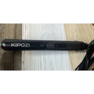 Kipozi Flat Iron Hair Straightener JDL164US Black Stylist Beard 1" Travel Mini